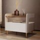 thumbnail image 2 of Modern Induction Light LED Night Table Drawer Game Storage Cabinet Bedside Silent Mobile Device Bedroom Schrank Furniture My Lux Decor Round, 2 of 7