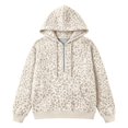 thumbnail image 5 of Leopard Print Hoodie for Women Oversized Y2k Leopard Print Long Sleeve Pullover Loose Fit Streetwear Tops with Pocket, 5 of 5