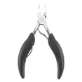 thumbnail image 1 of Cortauñas para uñas de los pies, cortaúñas para uñas encarnadas, cortaúñas profesional de acero inoxidable resistente, color negro, 1 of 5