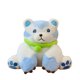 thumbnail image 1 of Muñeca de peluche con forma de oso con dibujos animados, peluche, azul y blanco, 35 cm, 1 of 2