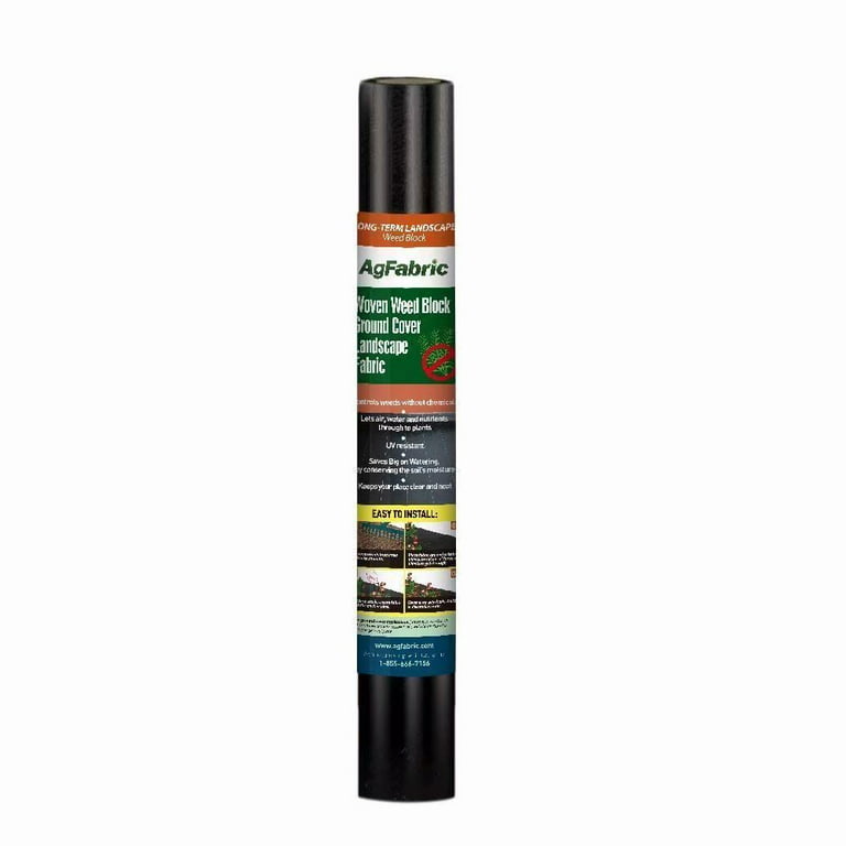 Agfabric 3 oz. 3 ft. x 10 ft. Garden Weed Barrier Landscape Fabric