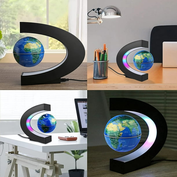 Magnetic Levitating Globe Electronic Floating Maglev Lamp Rotation  Decoration