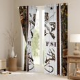 thumbnail image 3 of Manfei Fishing and Hunting Blackout Curtains Set of 2 (52x84 Each), Rustic Branches Plant Window Curtains, Farmhouse Wildlife Curtains and Drapes, Curtains and Drapes Room Decor, 3 of 6