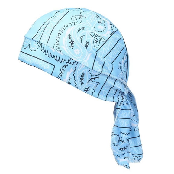 Lightweight Stretch Cooling Headscarf Cap Breathable Durag Bandana For Outdoor Sports Cycling Running
