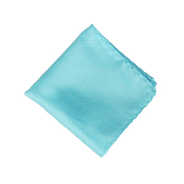Male Handkerchief Polyester Small Hand Towel Business Suit Accessories Breathable Square for Celebration Shopping Lake Blue