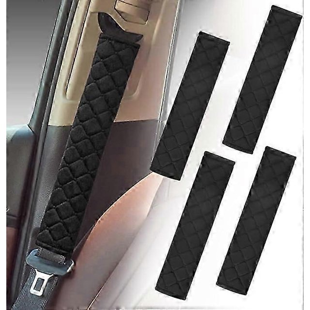 4 Pcs Polyester Seat Belt Protection Seat Belt Car Safety Belt Protects Seat Belt Rear Safety Belt for Protecting Children Adults Car