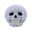 Sky Blue, variant on Plush Skull Pillow, Soft Fuzzy Decorative Throw Pillow for Bedroom, Aesthetic Gothic Home Decor, Cute Skull Gift for Teens and Adults, 7.87 Inch, Pink and Blue Options