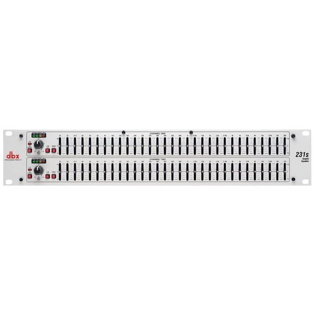 Ecualizador Gráfico DBX 231S de 31 Bandas Doble Canal