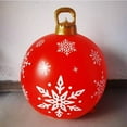thumbnail image 1 of 60cm Inflatable Christmas Ball with Light Glow Giant Atmosphere Ball Home Garden, 1 of 8
