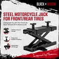 thumbnail image 2 of Black Widow MC-Jack Steel Motorcycle Jack - 1,100 lb. Capacity, 2 of 8