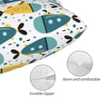thumbnail image 3 of Pofeuu Funny Boats Print Polyester Microfiber Plush Pillowcases, Super Soft and Cozy Pillow Case Covers with Envelop Closure（Pillow core not included）-16"x24", 3 of 6