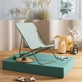 thumbnail image 6 of Lafuma Maxi Transat Colorblock Foldable Reclining Deck Chair, Moss (2 Pack), 6 of 8