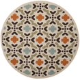 thumbnail image 5 of SAFAVIEH Veranda Branson Geometric Indoor/Outdoor Area Rug, 6'7" x 9'6", Cream/Terracotta, 5 of 10