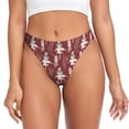 thumbnail image 1 of Balery Autumn Scarecrow Harvest Joy Tangas de Algodón para Mujer con Estampado – Ropa Interior Sexy, Transpirable, G-string-X-Small, 1 of 6