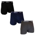 thumbnail image 2 of Bóxer Wilson para Hombre, Liso Multicolor 3 Piezas Talla M, 2 of 4