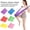 Blue, variant on QHUDLV 1pcs Fitness Elastic Resistance Bands training Gym sport resistance Workout X7F2 bands yoga Equipmen Stret Pilates
