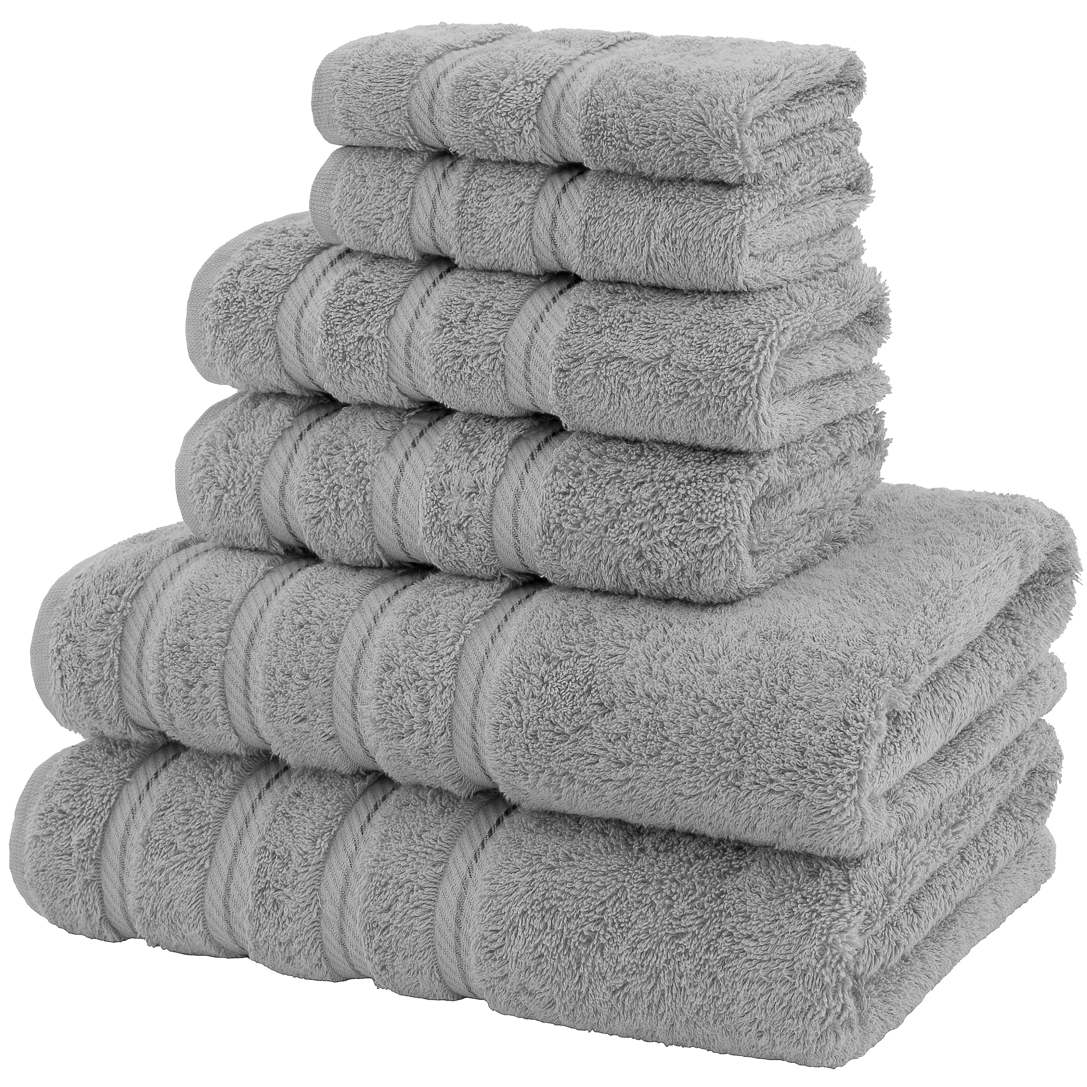 800 GSM Turkish Cotton Towel Set Of 6, Soft & Absorbent Face, Hand & Bath  Towels - LoftyStyles