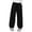 Black, variant on UACY Boys Girls Baggy Sweatpants Wide Leg Barrel Elastic Waist Drawstring Casual Loose Joggers Track Pant (Grey, 5-6 Years)
