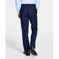 thumbnail image 3 of Calvin Klein Mens Slim-Fit Plaid Performance Dress Pants 30W x 30L Blue/Black, 3 of 6
