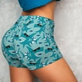 thumbnail image 2 of Sikiie Shark Wearing Sunglasses Print Workout Shorts Women Scrunch Butt Gym Shorts Seamless High Waist Tummy Control Yoga Biker Athletic Shorts, 2 of 5