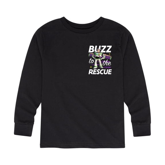 Toy Story - Buzz To The Rescue - Toddler And Youth Long Sleeve Graphic T-Shirt