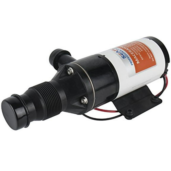 SEAFLO Macerator Waste Water Pump 12V New Anti-Clog Feature for RV Marine Trailer Toilet Sewer Self Priming