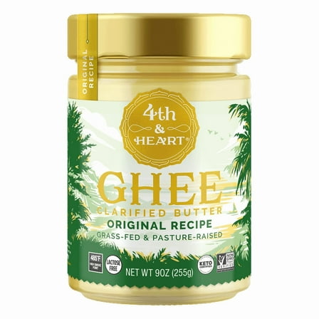 Pack of 6, 4th & Heart Original Ghee Clarified Butter, 9 oz