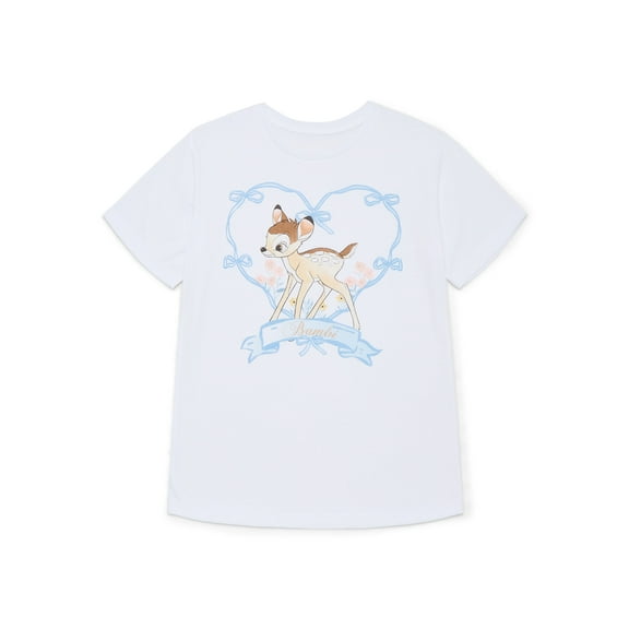 Disney Bambi Girls Short Sleeve Graphic T-Shirt, Sizes 4-16