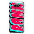 thumbnail image 1 of MUNDAZE LG Aristo 5/Phoenix 5/Risio 4 Shockproof Clear Hybrid Protective Phone Case Teal Pink Clear Funny Text Quote Dank Cover, 1 of 6