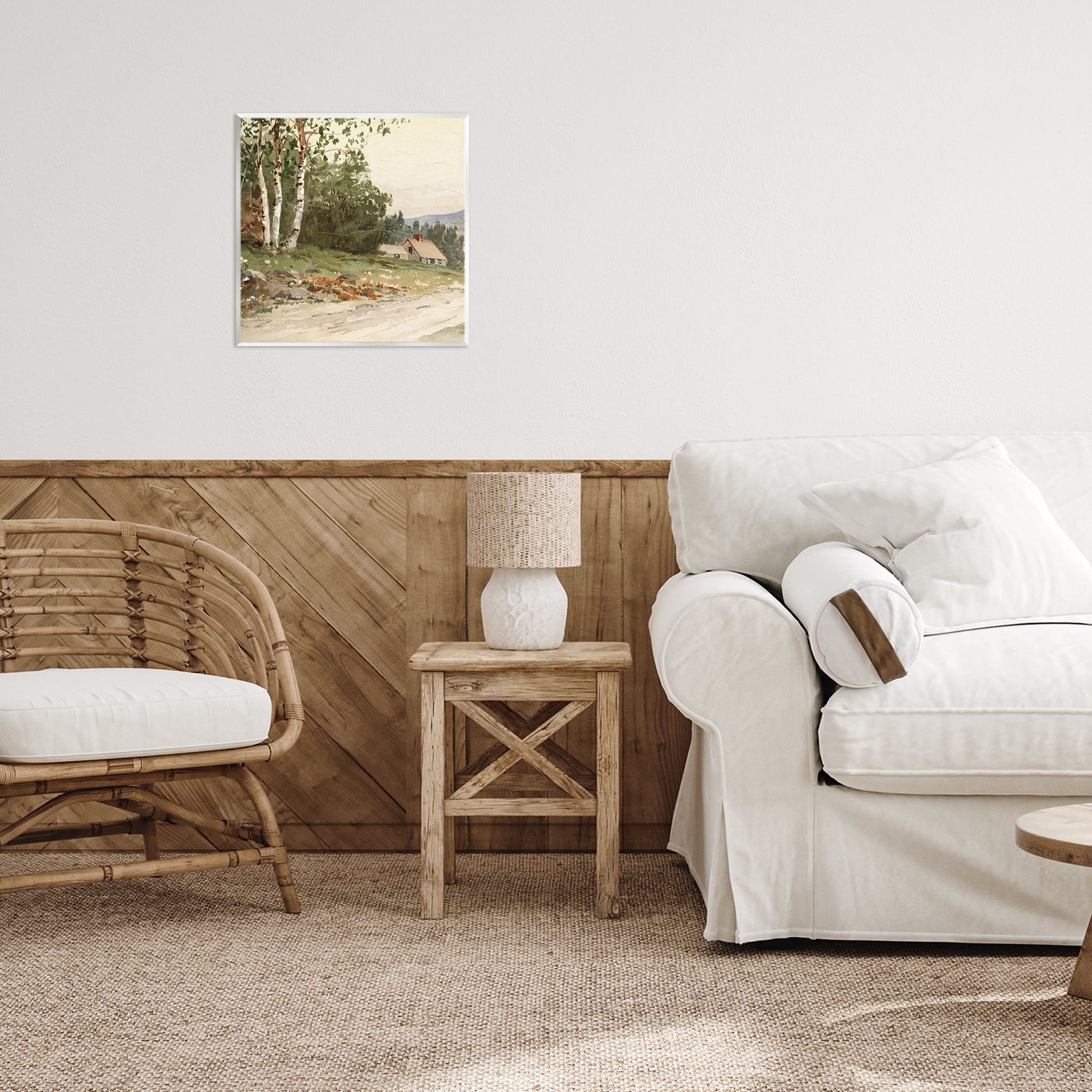 Stupell Industries Farm House Dirt Road Wall Plaque Art, design by Lula Bijoux & co.