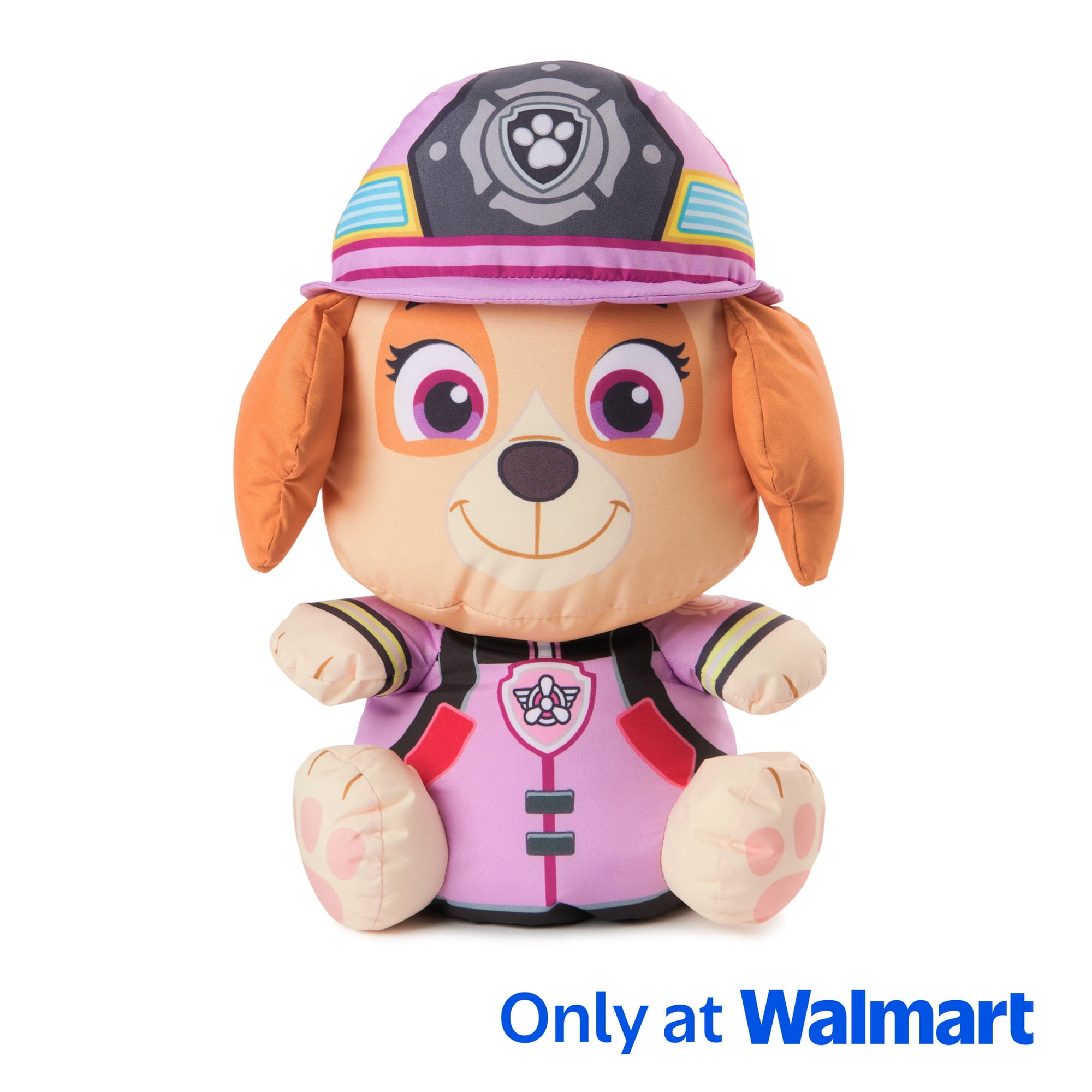 PAW Patrol: Fire Rescue Skye Swisheez Plush Toy, Squishy Stuffed Animal for Kids Ages 3+