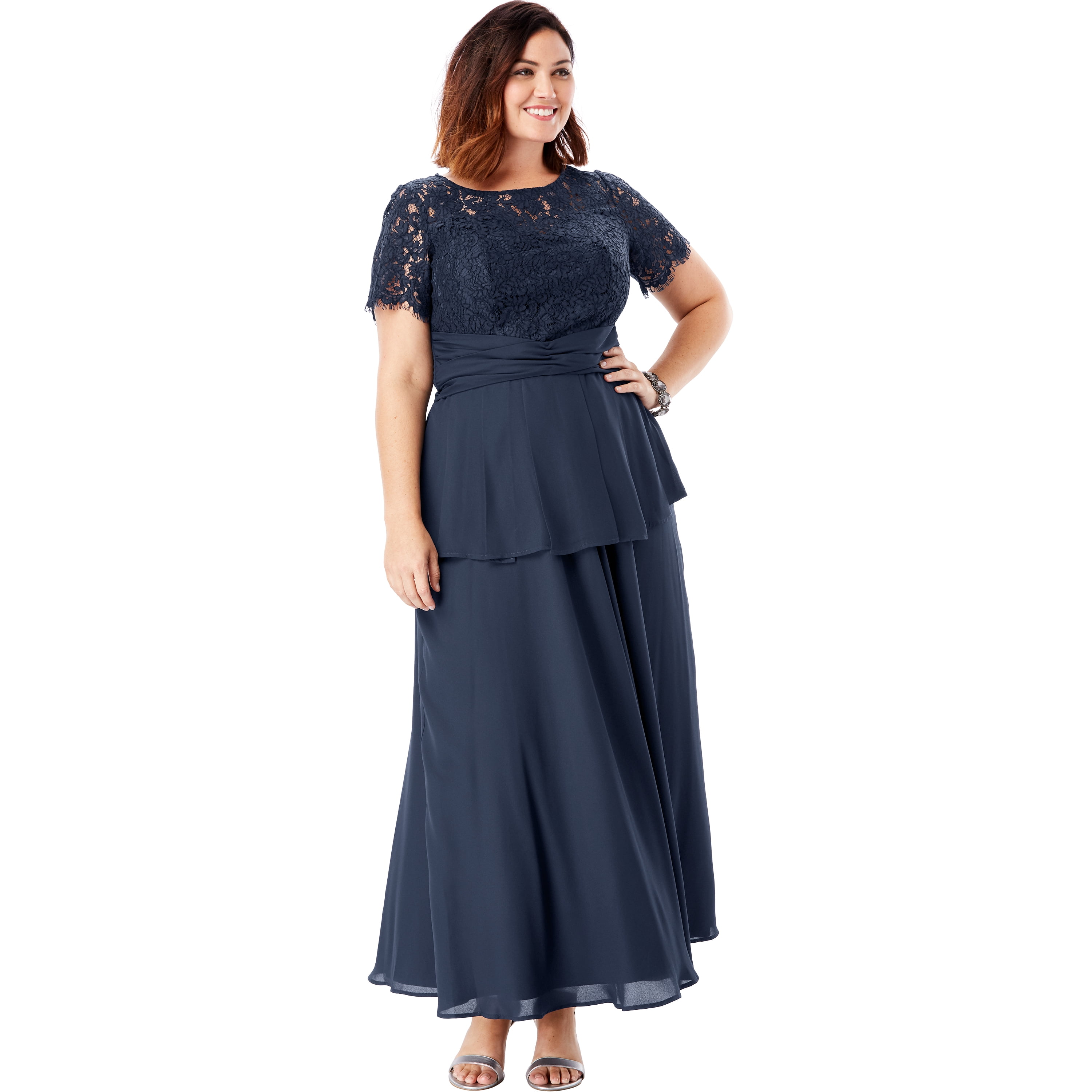 peplum evening top