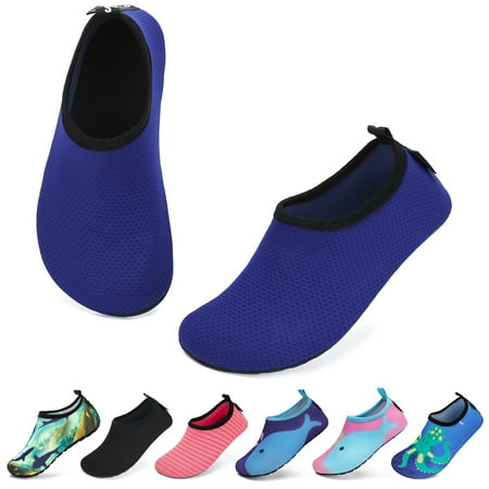 

SAGUARO Unisex Kids Water Shoes Boys Girls Sports Aqua Socks Quick Dry Breathable Barefoot Skin Shoes for Outdoor Swimming Pool Beach