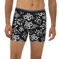 thumbnail image 2 of Picia Snake Pattern Men's Athletic Long Leg Briefs , Performance Stretch Underwear，Moisture-Wicking, 2 of 7