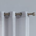 thumbnail image 5 of WARM HOME DESIGNS Pair of 2 Extra Large 108" (Width) X 100" (Length) Wall to Wall Sheer Silver Room Divider Curtains with 2 Matching Tie-Backs. Total Width is 216 Inches (18 feet). K Silver 108x100, 5 of 5