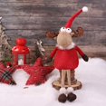 thumbnail image 3 of Handmade Christmas Gnome Decoration Santa Swedish Figurines (Deer), 3 of 5