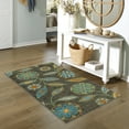 thumbnail image 2 of Maples Rugs Reggie Bohemian Floral Dark Grey Washable Hallway Runner Rug, 2'6 x 5', 2 of 6