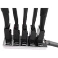 thumbnail image 4 of 1 a 5 4 pines PWM CPU Cooler Fan PC Case Cooling Fan Cable de alimentación con funda Hub, 4 of 9