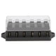 thumbnail image 5 of Caja De Fusibles De Cuchilla, Caja De Fusibles De 6 , Fusible Para Automóvil, Portafusibles Para Automóvil, Estructura PBT Resistente, Para Aplicaciones Domésticas Marinas, 5 of 7