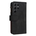thumbnail image 4 of Allytechgroup Wallet Case for Samsung Galaxy S25 Ultra, with Zipper Pocket Multiple Cards Slots Flip Stand Shockproof Premium PU Leather Hand Wrist Phone Cover for Samsung Galaxy S25 Ultra, Black, 4 of 12