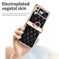 thumbnail image 4 of for Galaxy Z Flip 4 Case 2022, Samsung Galaxy Z Flip 4 Case Diamond Flip Leather Cover Galaxy Z Flip 4 Wallet Case Finger Ring Holder Kickstand Shockproof Protective Samsung Z Flip 4 Case, Black, 4 of 7