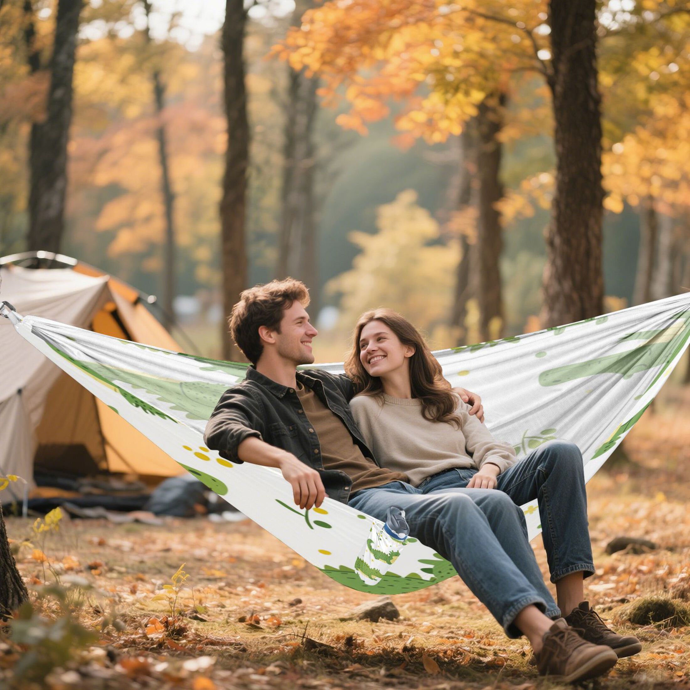 Hammock Camping Hammock Nylon Portable Hammock Travel Camping Hammock Super Beautiful Crocodile