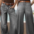 thumbnail image 4 of Sevevn Womens High Waisted Wide Leg Jeans Casual Loose Fit Straight Denim Pants Vintage Baggy Boyfriend Jeans with Pockets Jeans for Women, 4 of 8