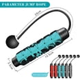 thumbnail image 3 of Cuerda para saltar inalámbrica con peso para fitness [adecuada para diferentes edades y niveles] Cuerda para saltar sin cuerda para boxeo MMA WOD Training, BOD Rope Beachbody MBF, cuerda para saltar, 3 of 7