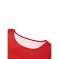 thumbnail image 4 of TheFound Women's Dress, Christmas Style Pattern Round Neck Long Sleeve Dress, 4 of 9