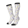 thumbnail image 2 of Haiem Daisies Flowers Socks, Funny Novelty Crazy Design Cotton Socks Sports Socks Knee High Socks For Men, Women,1Pairs - Gift For Working Friends, 2 of 9