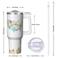 thumbnail image 3 of 1pc Long distance relationship 40oz Tumbler with Straw & Handle - Insulated Stainless Steel Cup | Holiday Gift for Man Women (Christmas, Valentine's, Birthday), 3 of 5