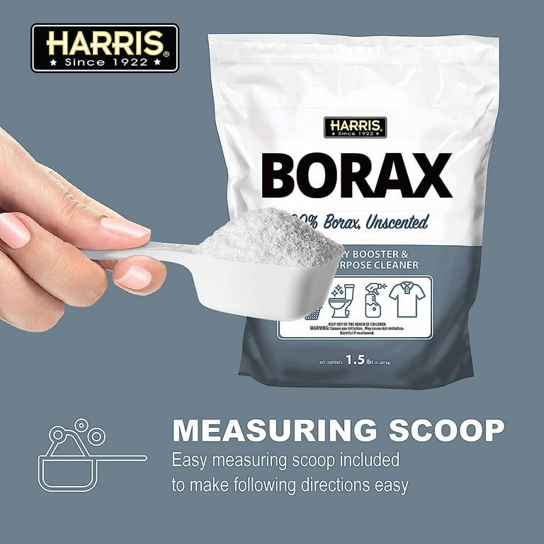 Harris 2.5 lbs. Unscented Borax Laundry Booster and Multi-Purpose Cleaner  BORAX-25 - The Home Depot