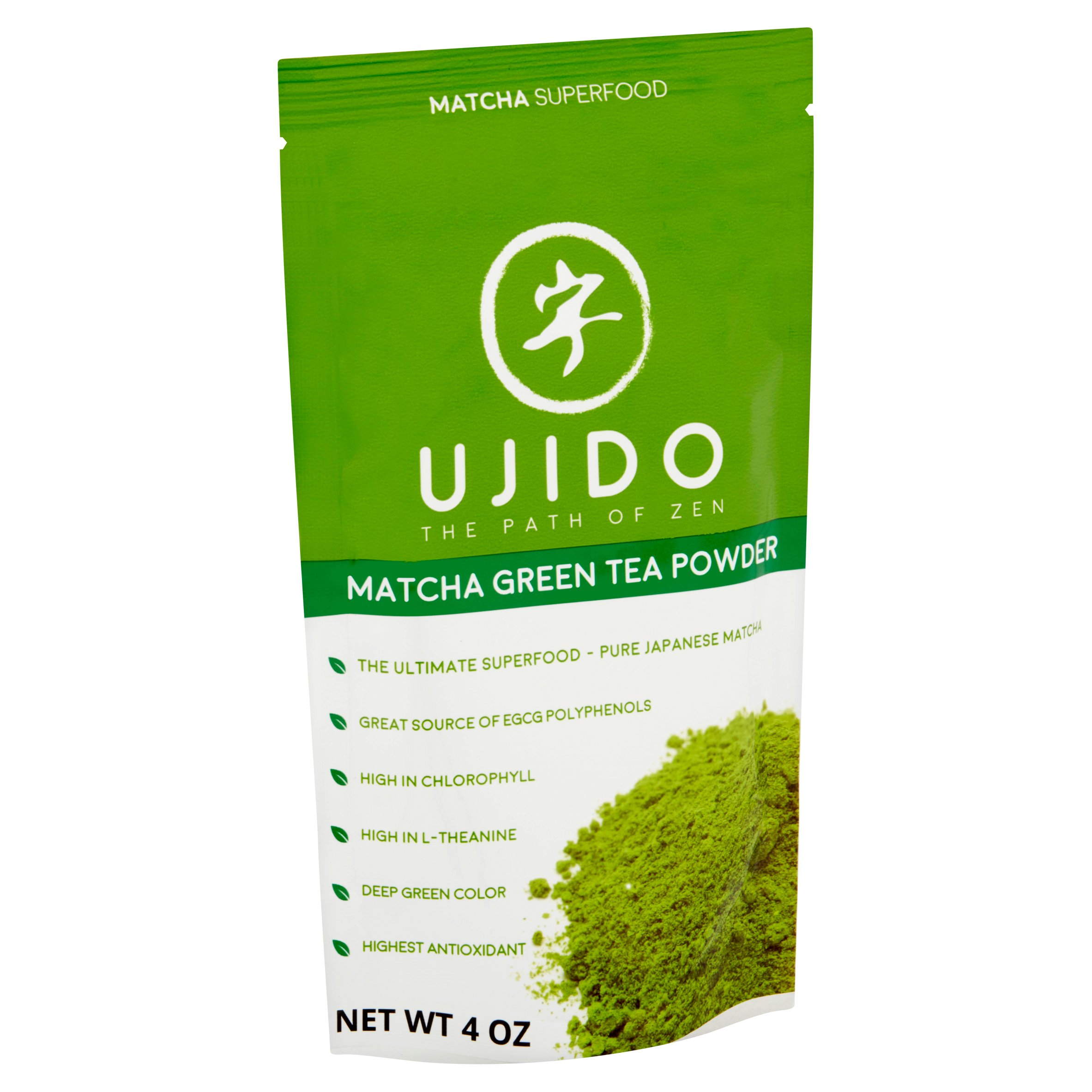 Ujido Matcha Green Tea Powder, 4 oz, 8 pack
