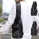 thumbnail image 1 of Sling Bag For Men Women Shoulder Backpack Chest Bags Daypack With Earphone Hole For Hiking Camping Outdoor Trip, 1 of 6